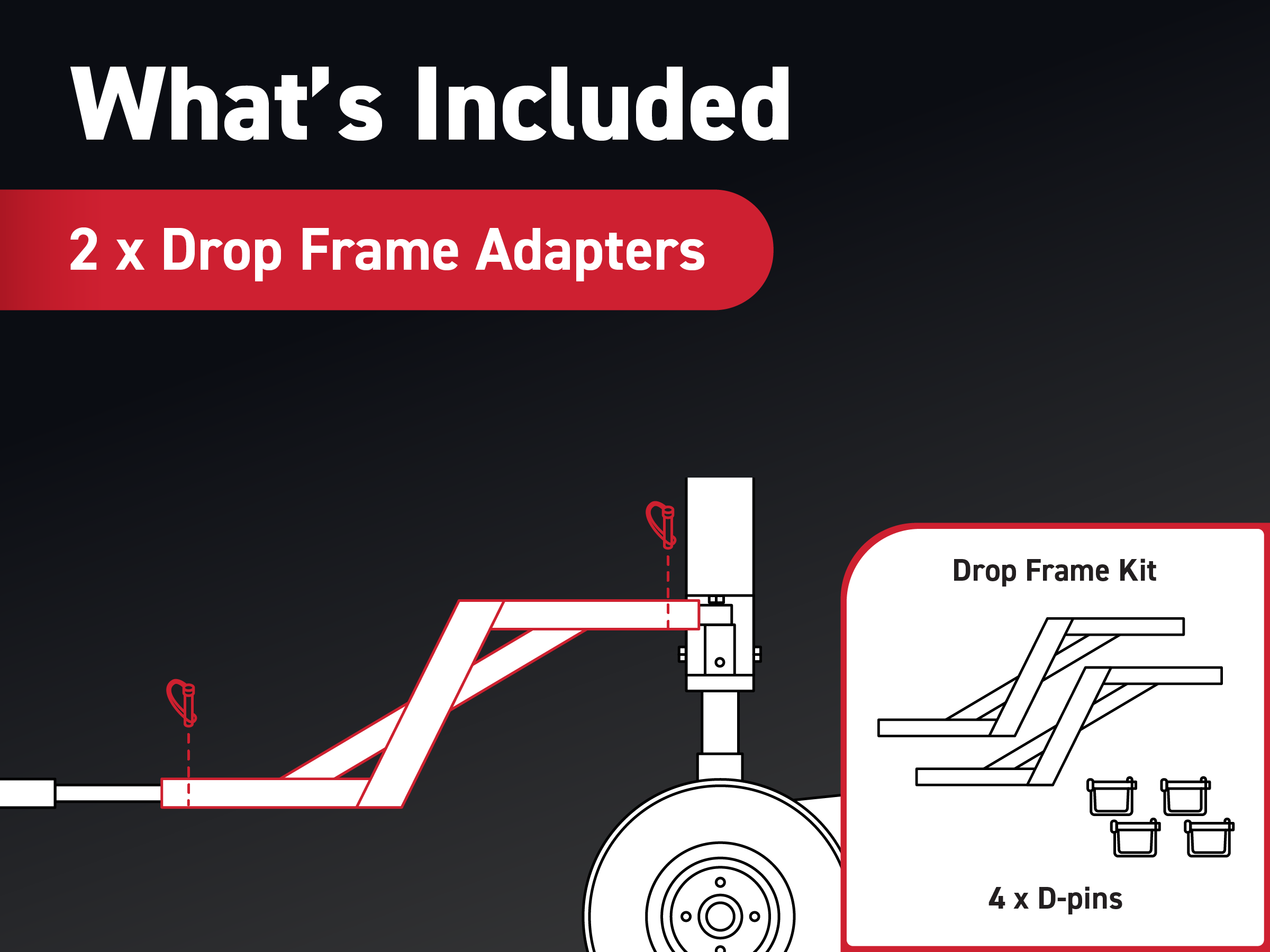 Drop Frame Adapter (Universal Stabilizer Bars)
